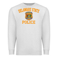 Oatmeal Heather delaware state police Premium Sweatshirt - linhVisuals