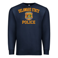 Navy delaware state police Premium Sweatshirt - linhVisuals