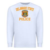White delaware state police Premium Sweatshirt - linhVisuals