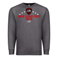 Charcoal Heather rhode island state police Premium Sweatshirt - linhVisuals