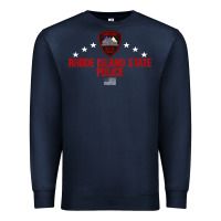 Navy rhode island state police Premium Sweatshirt - linhVisuals