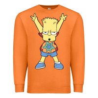 Carrot groovy bart Premium Sweatshirt - linhVisuals