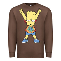 Chestnut groovy bart Premium Sweatshirt - linhVisuals