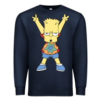 Groovy Bart Premium Sweatshirt | Teevron