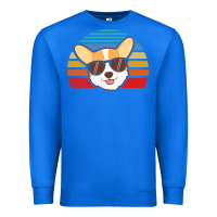 True Royal cool corgi vintage 80s dog lover Premium Sweatshirt - linhVisuals