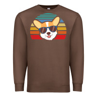 Chestnut cool corgi vintage 80s dog lover Premium Sweatshirt - linhVisuals