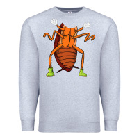 Heather Grey cool easy cockroach insect halloween Premium Sweatshirt - linhVisuals