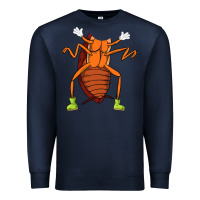 Navy cool easy cockroach insect halloween Premium Sweatshirt - linhVisuals