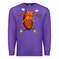 Purple cool easy cockroach insect halloween Premium Sweatshirt - linhVisuals