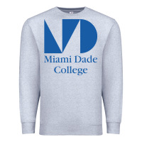 Heather Grey miami dade college Premium Sweatshirt - linhVisuals