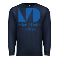 Navy miami dade college Premium Sweatshirt - linhVisuals