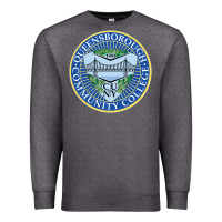 Charcoal Heather queensborough community college Premium Sweatshirt - linhVisuals