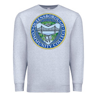 Heather Grey queensborough community college Premium Sweatshirt - linhVisuals
