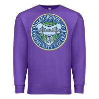 Purple queensborough community college Premium Sweatshirt - linhVisuals
