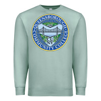 Seafoam queensborough community college Premium Sweatshirt - linhVisuals