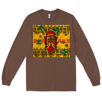 Chestnut african mask tumbler Long Sleeve Tee - BundleAndBundleShop