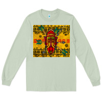 Matcha african mask tumbler Long Sleeve Tee - BundleAndBundleShop