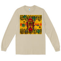 Mushroom african mask tumbler Long Sleeve Tee - BundleAndBundleShop