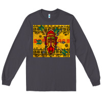Smoke african mask tumbler Long Sleeve Tee - BundleAndBundleShop
