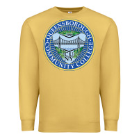 Antique Gold queensborough community college Premium Sweatshirt - linhVisuals