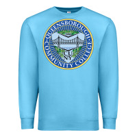 Ocean Blue queensborough community college Premium Sweatshirt - linhVisuals