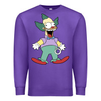 Purple krusty Premium Sweatshirt - linhVisuals
