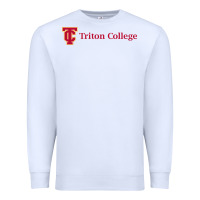 White triton college Premium Sweatshirt - linhVisuals