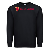 Black triton college Premium Sweatshirt - linhVisuals