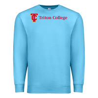 Ocean Blue triton college Premium Sweatshirt - linhVisuals