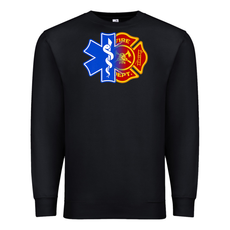 Emt Firefighter Ems Fire First Responder Premium Premium Sweatshirt by linhVisuals | Teevron