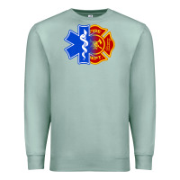 Seafoam emt firefighter ems fire first responder premium Premium Sweatshirt - linhVisuals