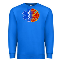 True Royal emt firefighter ems fire first responder premium Premium Sweatshirt - linhVisuals