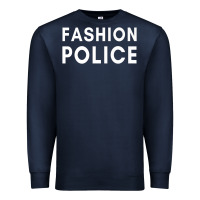 Navy fashion police premium Premium Sweatshirt - linhVisuals