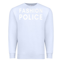 White fashion police premium Premium Sweatshirt - linhVisuals