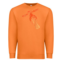 Carrot fat bike mountain biking Premium Sweatshirt - linhVisuals