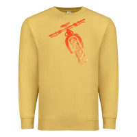 Antique Gold fat bike mountain biking Premium Sweatshirt - linhVisuals