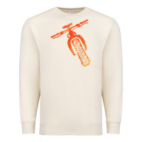 Sandshell fat bike mountain biking Premium Sweatshirt - linhVisuals