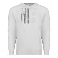 Dove Grey police in america correctional officer prayer Premium Sweatshirt - linhVisuals