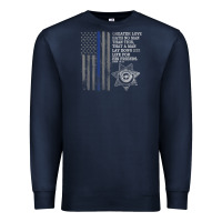 Navy police in america correctional officer prayer Premium Sweatshirt - linhVisuals
