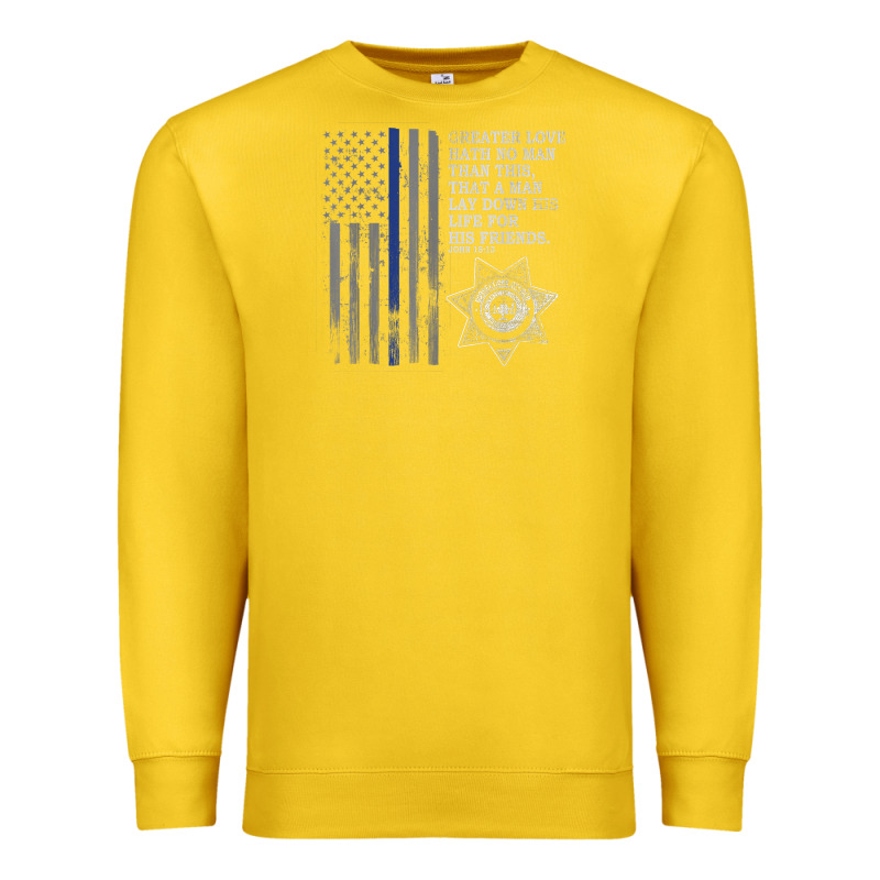 Police In America Correctional Officer Prayer Premium Sweatshirt by linhVisuals | Teevron