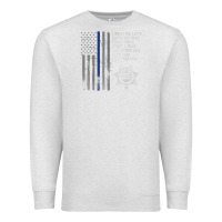 Oatmeal Heather police in america correctional officer prayer Premium Sweatshirt - linhVisuals