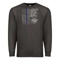Smoke police in america correctional officer prayer Premium Sweatshirt - linhVisuals