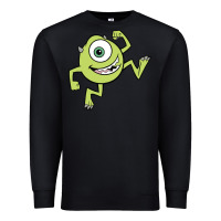 Black mike wazowski Premium Sweatshirt - linhVisuals