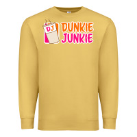 Antique Gold donut coffee lover dunkie junkie Premium Sweatshirt - linhVisuals