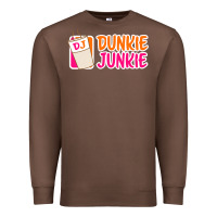 Chestnut donut coffee lover dunkie junkie Premium Sweatshirt - linhVisuals