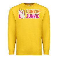 Lemon donut coffee lover dunkie junkie Premium Sweatshirt - linhVisuals