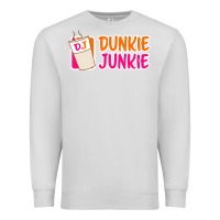 Dove Grey donut coffee lover dunkie junkie Premium Sweatshirt - linhVisuals