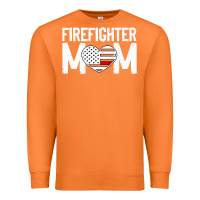 Carrot female firefighter mom thin red line flag firefighting premium Premium Sweatshirt - linhVisuals