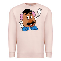 Pale Pink mr potato Premium Sweatshirt - linhVisuals