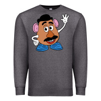 Charcoal Heather mr potato Premium Sweatshirt - linhVisuals